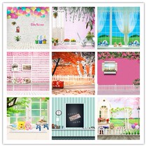 Studio family shooting background cloth Small pet photo background cloth Cute cartoon baby photography background photo cloth