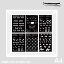 BEAR sneakers custom hollow Template