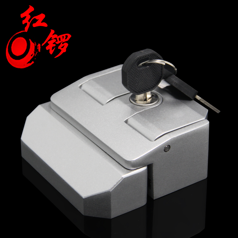 Red gong industrial aluminum extrusion material accessories aluminum alloy door lock 30 series 40 series 45 series door lock aluminum alloy lock