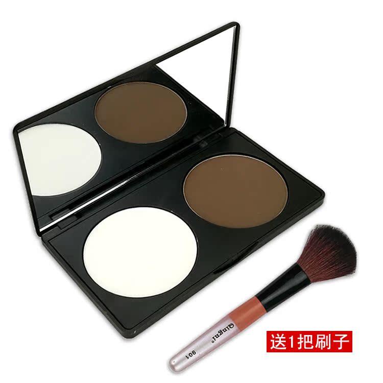 Tình yêu alpha hai màu khả năng sửa chữa bột kết hợp đĩa bóng bột phấn bóng mũi bột bóng nổi bật sáng chính hãng highlight bắt sáng