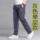 Mùa xuân và mùa hè quần thể thao quần tây nam quần polyester giản dị mùa đông cộng với nhung thoáng khí nhanh khô quần ống quần lỏng chạy quần tây