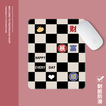 Plaid mouse pad creative text male and female student dorm laptop laptop desk mat office household