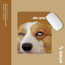 Mouse Pad for Men and Women Table Pad Small Medium-Sized White Eye Kirky Computer Mat Student Dormitory Notebook Anti-slip Lock Pad