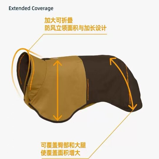 [Official Genuine Product] Lovewell Dog Raincoat Waterproof Windproof Poncho Shiba Inu Corgi Teddy Dog Clothes