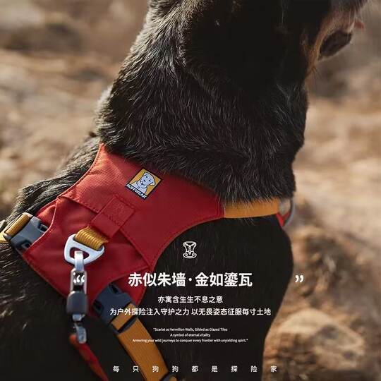[Official Genuine Product] Ruffwear Dog Harness Vest-Style Dog Leash