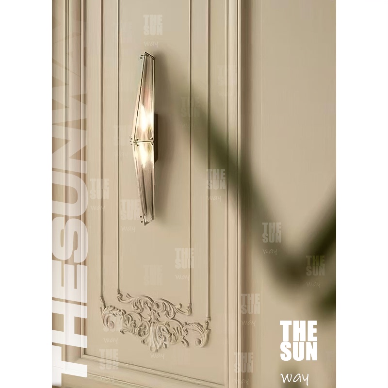 Singchan Chen Xingyu Wall Lamp Designer Showroom Decorative Glass Lamp Creative Living Room Bedroom Corridor Aisle Lamp