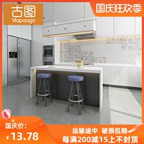 Candy glaze antique brick kitchen toilet floor tiles non-slip wear-resistant Nordic gray toilet wall tiles 300x600