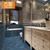 Bathroom tiles Antique kitchen retro floor tiles Non-slip 30X30 floor tiles Balcony tiles Toilet wall tiles