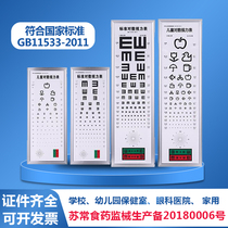 LED2 5 M cartoon test visual chart light box 5 m standard logarithmic childrens visual chart kindergarten health room