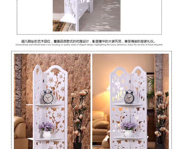 Màn hình phong cách châu Âu thời trang phòng khách lối vào cửa tủ đơn giản phòng ngủ hiện đại cửa hàng nail khách sạn màn hình gấp rỗng - Màn hình / Cửa sổ vach ngan phong tho