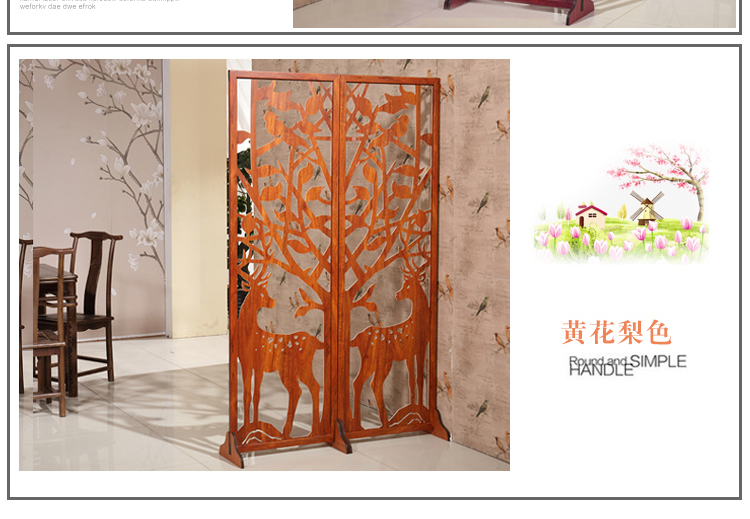 Thời trang sáng tạo hai mặt màn hình phân vùng trang trí phòng khách đơn giản phòng ngủ di động gấp hiên đơn giản hiện đại - Màn hình / Cửa sổ vách ngăn trang trí cầu thang