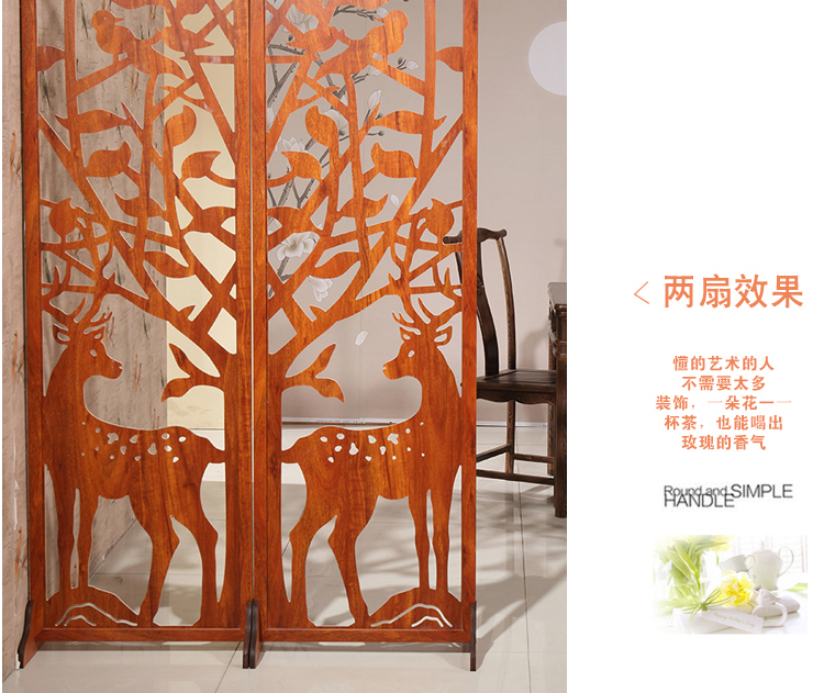 Thời trang sáng tạo hai mặt màn hình phân vùng trang trí phòng khách đơn giản phòng ngủ di động gấp hiên đơn giản hiện đại - Màn hình / Cửa sổ vách ngăn trang trí cầu thang