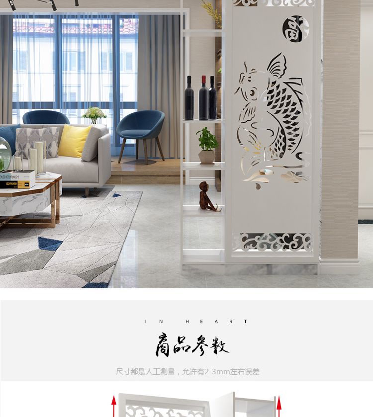 Lối vào cửa ra vào hội trường lối vào hội trường phân vùng tủ hai mặt hiện đại tối giản phòng khách màn hình phân vùng trang trí phòng tủ - Màn hình / Cửa sổ vách gỗ phòng khách