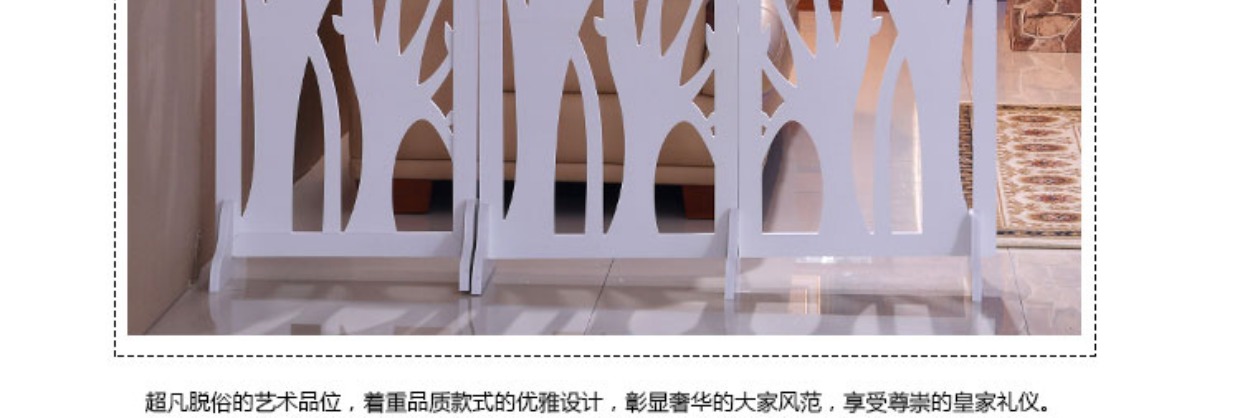 Màn hình phân vùng thời trang Châu Âu trang trí chạm khắc phòng khách hiên phòng ngủ phong cách đơn giản hiện đại gấp màn hình gấp rỗng - Màn hình / Cửa sổ vách ngăn cầu thang bằng gỗ