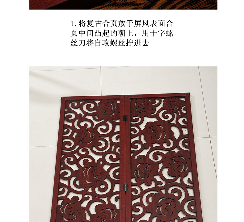 Vách ngăn màn hình hiên phòng khách thời trang đơn giản Trung Quốc nhà hàng gấp màn hình phòng ngủ gỗ rắn văn phòng hai mặt chạm khắc - Màn hình / Cửa sổ vach ngan go