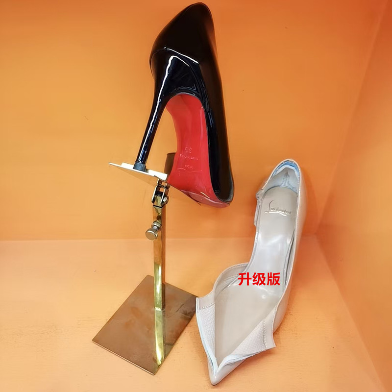 Black Pointed-Toe High Heels with Red Soles, Elegant and Sexy, Suitable for Professional Ol Commuting, Comfortable for Women