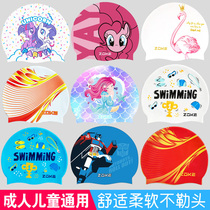 Zhou Kbathing Cap Woman South Korea Fashion Cute Waterproof Silicone Gel Baby Boy Girl Child Girl Boy Cartoon