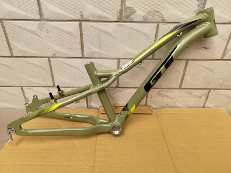 Genuine Gt Aluminum Alloy Frame 20inch Children's Mountain Bike Frame 6061 Aluminum Alloy Disc Brake and V-Brake Dual-Use