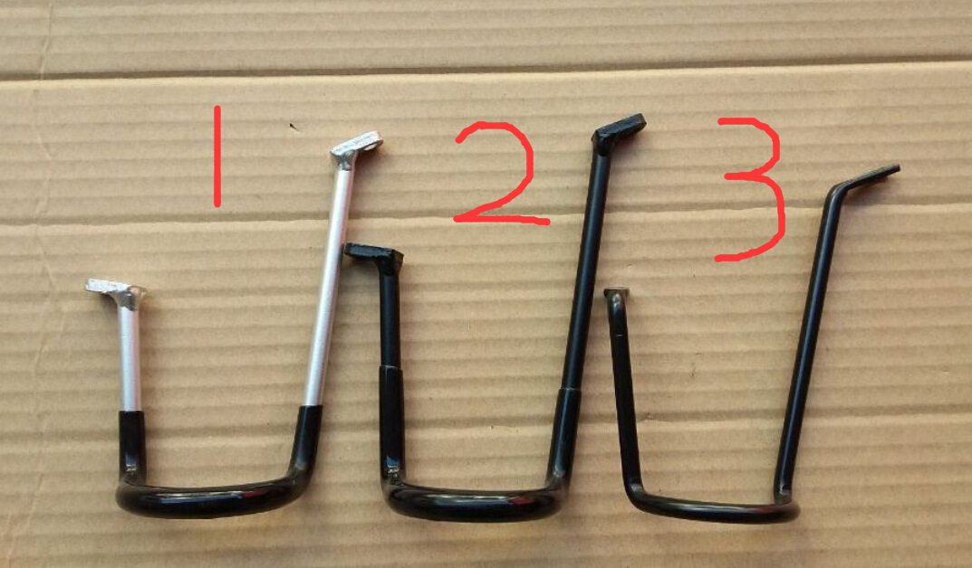 Large Row Original Factory Folding Folding Car Bracket Fold Protection Rack Large Fluted Disc U Type Protection Frame Preventing Kowtowing Large Fluted Disc