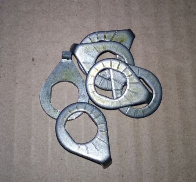 Mountain bike bicycle front hub hook piece Electric car front hub hook piece Front axle gasket hook ring 10MM inner diameter