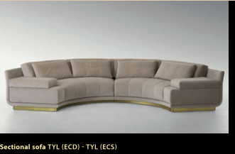 Cung điện chính cao cấp nội thất tùy chỉnh Fendi Fendi Bentley sofa vải cong giường TV - Bộ đồ nội thất sofa gỗ