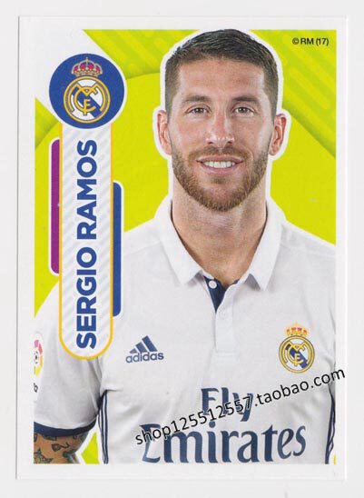 Panini Star Stickers Real Madrid Madrid Real Madrid Sergio Ramos 55 #