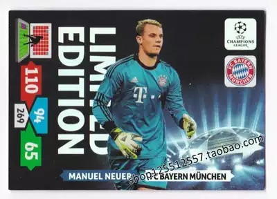 PANINI PANINI 2013-2014 Champions League star CARD LE LIMITED Neuer Bayern :