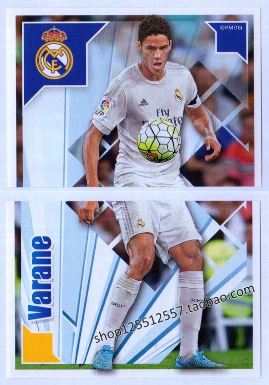 Panini Panini 2015-2016 Real Madrid star sticker Varane puzzle 2 full #