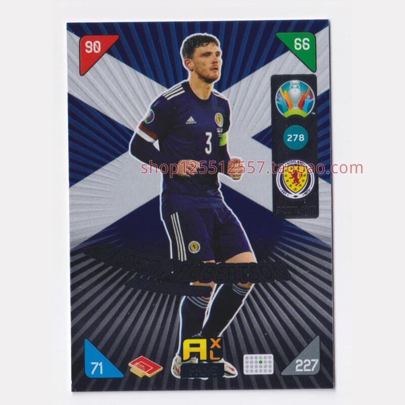 Panini 2020 2021 European Cup star card FF fans Andrew Robertson Scotland 278: -Taobao