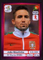 Panini 2012 European Cup star sticker German version Joo Moutinho Portugal