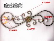 304 Tai resistant stainless steel decoration accessories upscale European style Art stairs Flower doors and windows Flower Balcony Guardrails Flowers