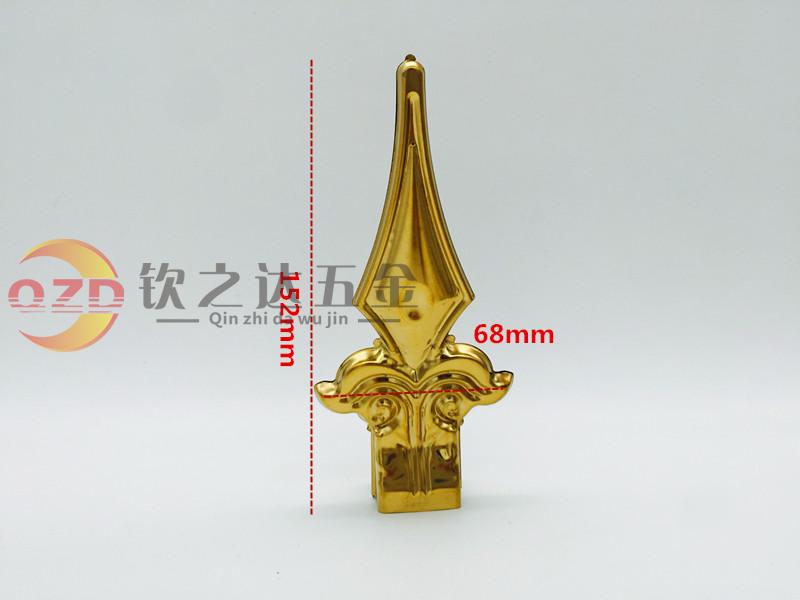 304 European style gun head upmarket gate fencing decorated with stainless steel decorative gun head European style gun head