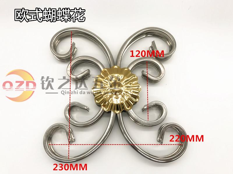 Manufacturers direct selling stainless steel decoration accessories fenced anti - theft net accessories 304 material art flowers are excellent