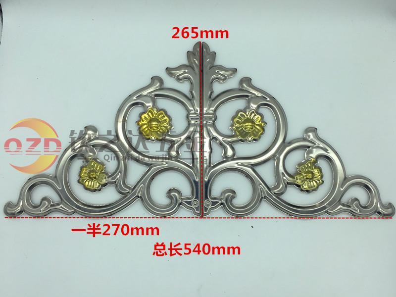 Stainless steel door flower decoration accessories flush embossing art flower stainless steel door flower 3188 auspicious flowers 201304
