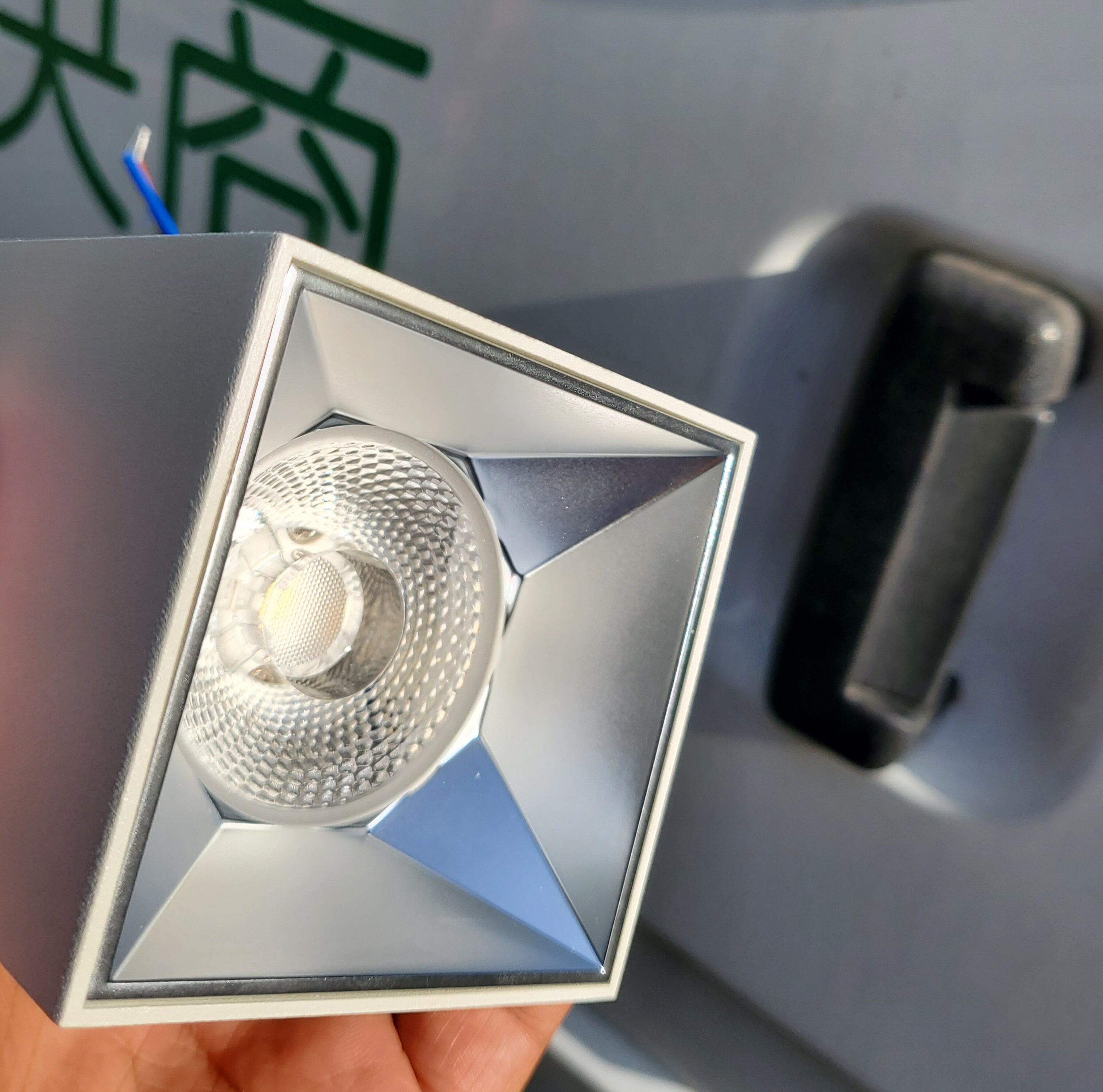 KLJ12 Older-friendly easy-to-use series Small Cube square Ming-fit LED ceiling lamp CREE core waterproof and anti-fog