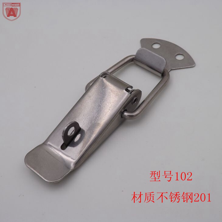 102 Stainless Steel 201 Iron Buckle Case BAG BUTTON DUCKBILL BUCKLE SPRING BUCKLE WOODEN CASE LOCK CATCH
