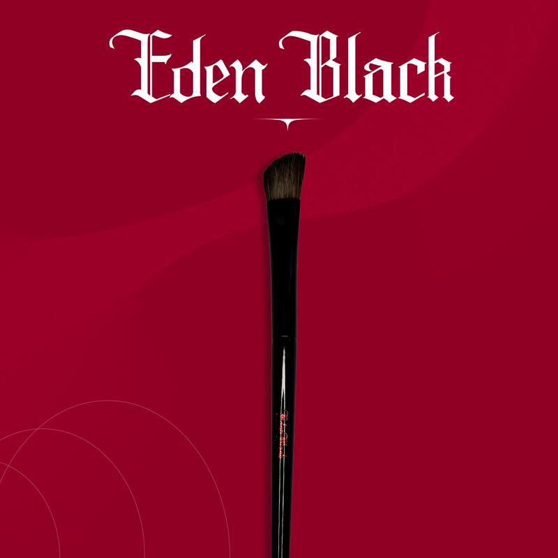 Eden Black Trendy Horsehair Nose Contour Brush for a Three-Dimensional Nose Shape, Highly Recommended by Bloggers