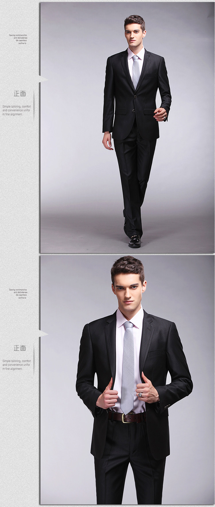 Costume homme en laine pour hiver - Ref 1578653 Image 50