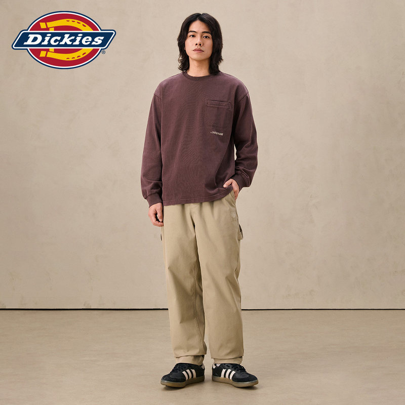 Dickies 26 Spring and Autumn Solotex Comfortable Fabric Elastic Waist Casual Logging Pants for Men and Women