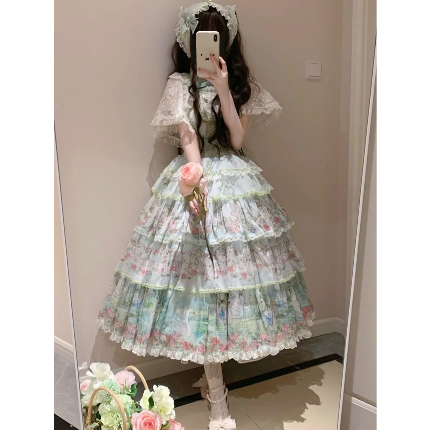 lolita天鹅湖jsk优雅cla洛丽塔日常lo裙连衣裙可爱裙子惊艳上线_lolita洛丽塔连衣裙_淘宝游戏网