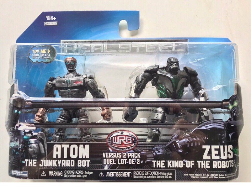 Iron Armor Steel Fist Movie Version Atom Vs. Zeus 5inch Brand New Unopened Jakks Box Special Price