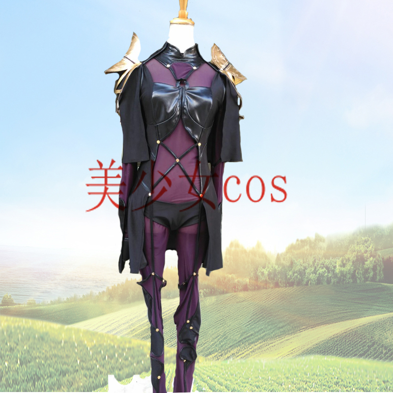 Beautiful Girl Fate Series Fate/Grand Order Lancer Fully Upgraded Master Scathach Cosplay Costume