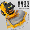 Simulation Engineering Vehicle Inertial Road Roller Bulldozer Children's Car Toy with Opening Doors, Lights and Music for Boys