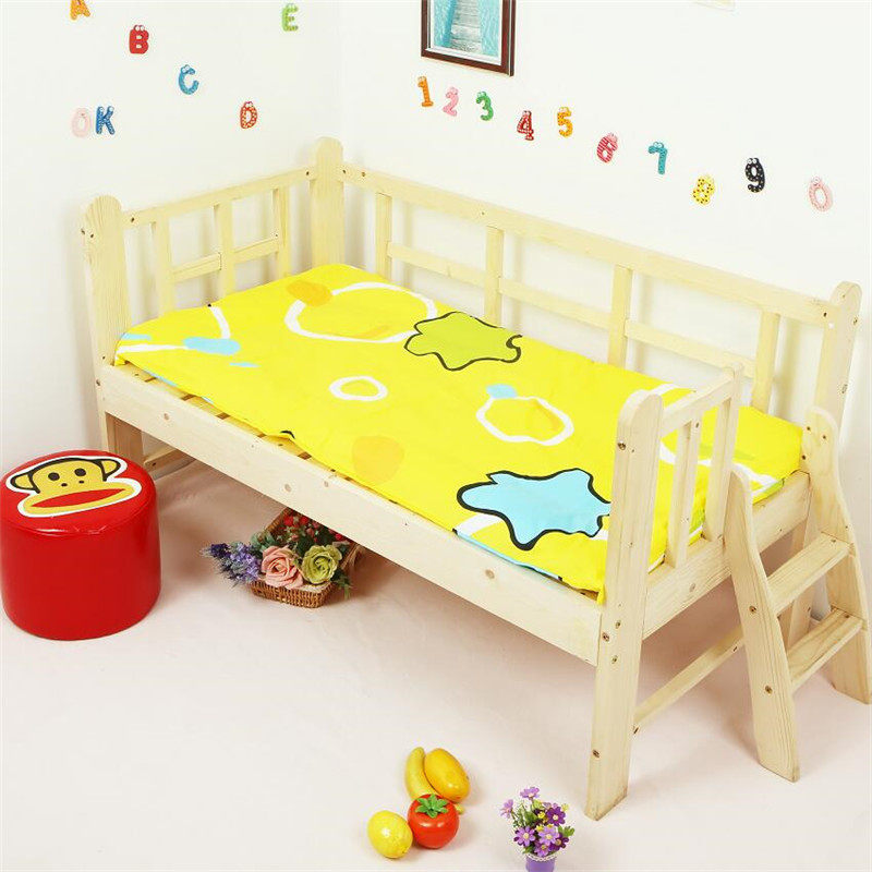 Kindergarten quilt cover Mattress cover Children's cushion cover Bed sheet change cover Cotton cloth removable washable mattress cover
