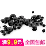 Черная ткань с грибочками-гвоздиками, игрушка, детская кукла, «сделай сам», детская одежда