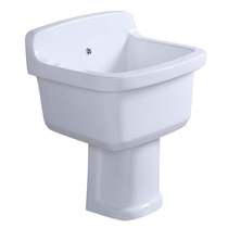 Mop pond column type split ceramic mop pool sink balcony toilet square floor bucket household mop pool