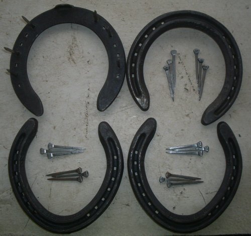 Horseshoe fence palm nail hoof Horseshoe fence hoof Horse stable supplies eight feet dragon harness BCL334301