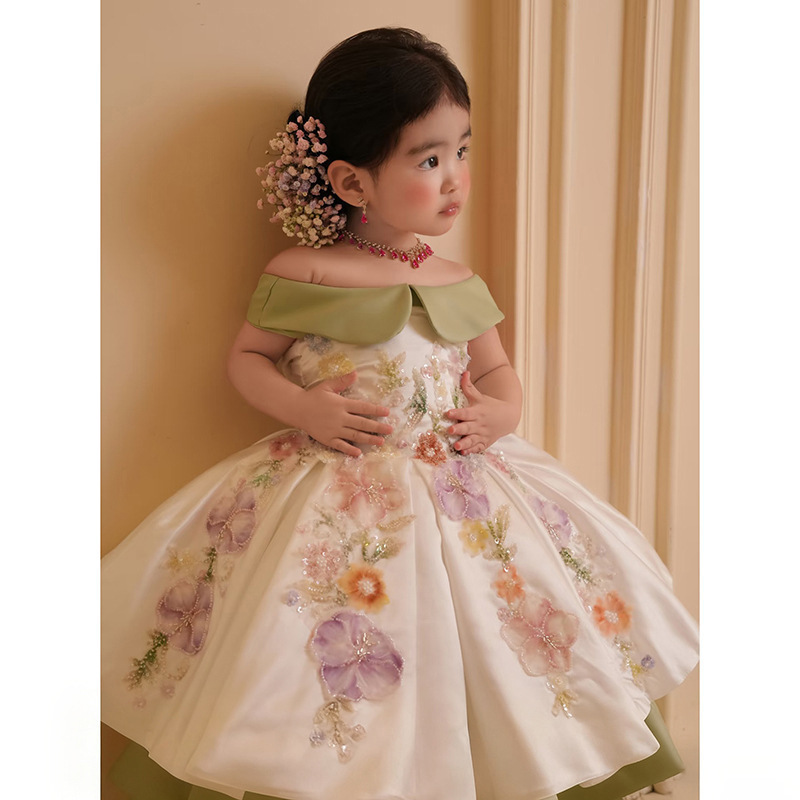 Liu Yifei's Same Style Girls' Dress, Children's Princess Dress, Birthday Party Piano Performance Dress, Photography Dress, Dress Liu Yifei's Same Style Girls' Dress, Children's Princess Dress, Birthday Party Piano Performance Dress, Photography Dress, Dress