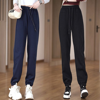 Leggings ອອກແບບສໍາລັບແມ່ຍິງ 2026 ພາກຮຽນ spring ແລະດູໃບໄມ້ລົ່ນຮູບແບບໃຫມ່ກວມເອົາ crotch ແລະ slimming sickle pants elastic waist versatility ກາງເກງກິລາຊື່