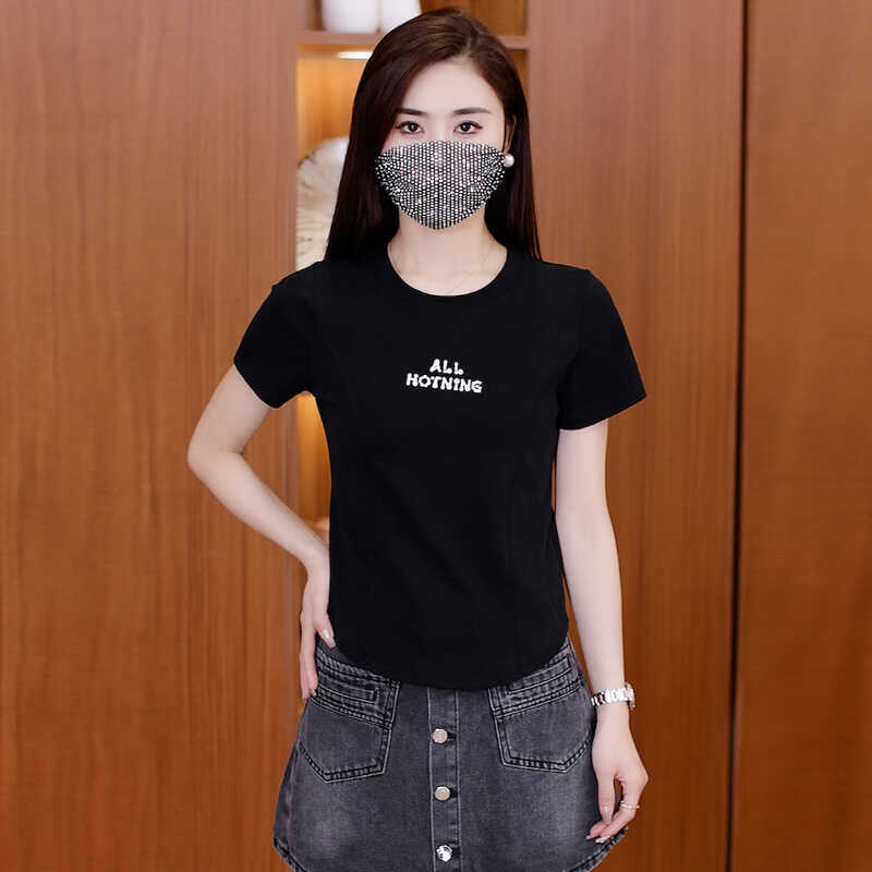2026 Summer New Short-Sleeve T-Shirt, Round Neck Top, Versatile, Fashionable, Stylish, Age-Reducing, Slimming, Popular Inner Wear 2026 Summer New Short-Sleeve T-Shirt, Round Neck Top, Versatile, Fashionable, Stylish, Age-Reducing, Slimming, Popular Inner Wear